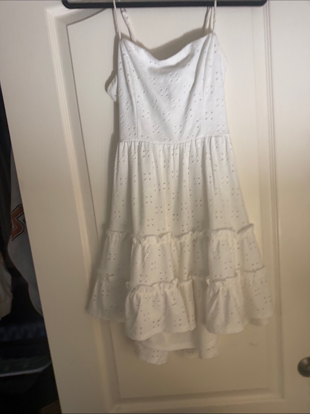 Windsor White Eyelet Tiered Sundress